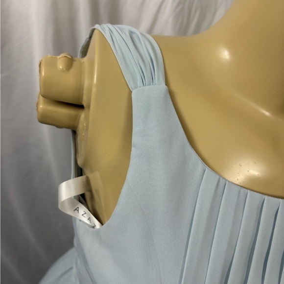 Azazie Sky Blue and Cream Fabric - Picture 14 of 16